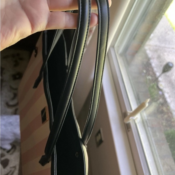 Victoria’s Secret Striped Pink and Black Tote Bag - Picture 4 of 9